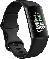 Fitbit Charge 6 Activity Tracker with 6 Months Premium Included Obsidian Black