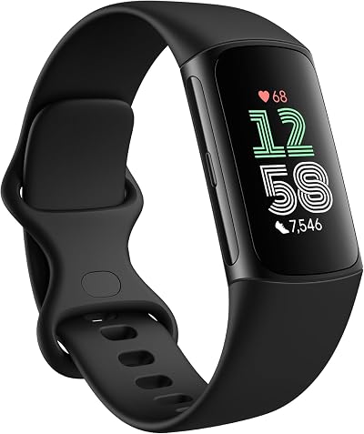 Fitbit Charge 6 Activity Tracker with 6 Months Premium Included Obsidian Black