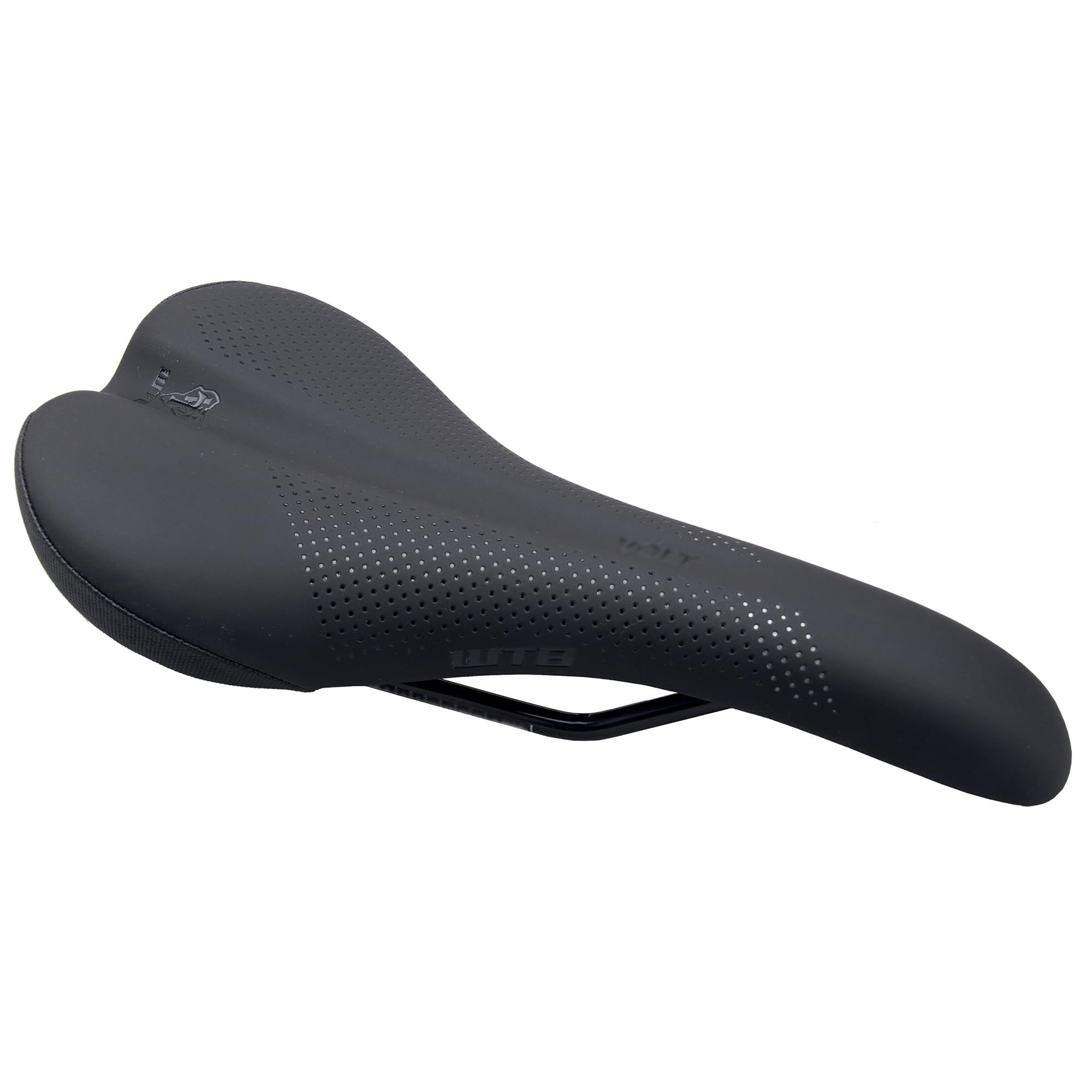WTB Volt Bike Seat (Saddle) - Comfortable Medium Thickness Padding, Mountain, Gravel & E-Bikes (Cromoly Rail, Narrow) Image