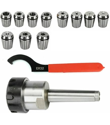 MT2-ER20 Collet Chuck Holder - 1-13mm Clamping Range For Drilling, Milling & Lathe Machines - View #10