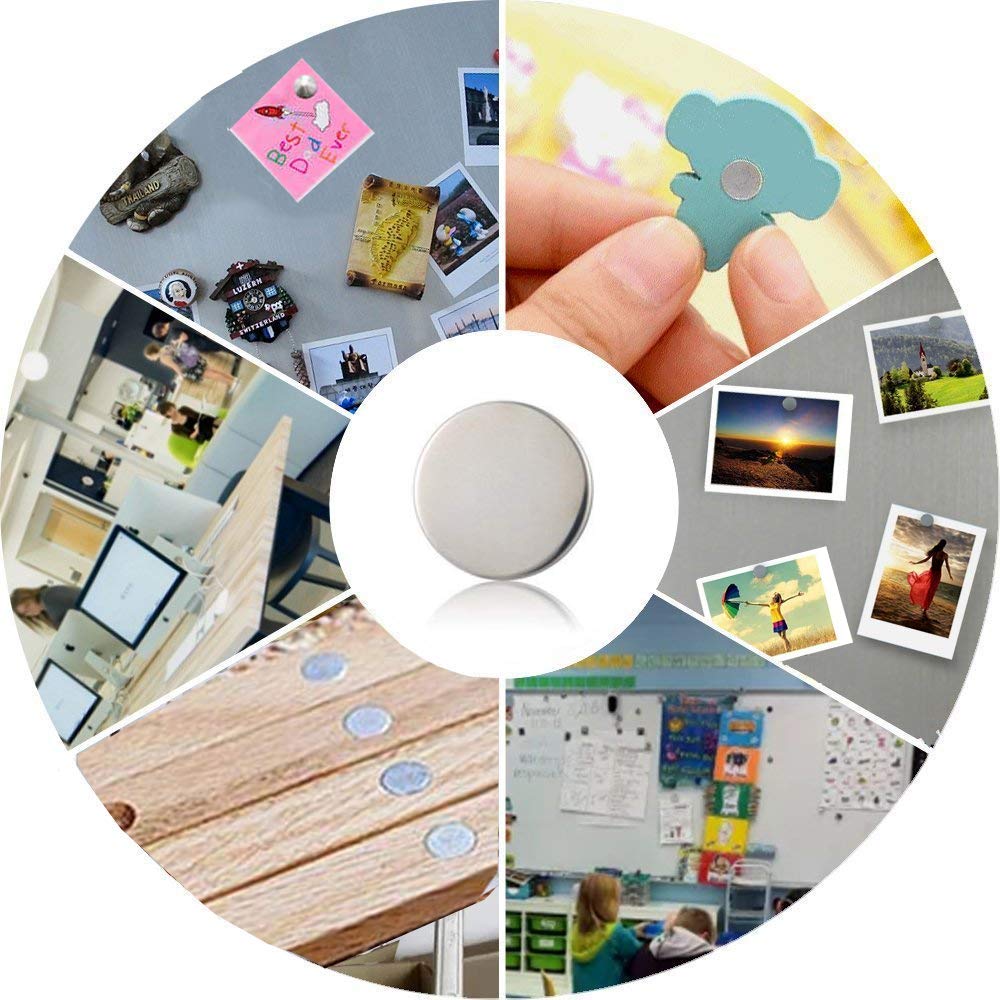Fridge Magnets, JTS 100PCS 6x2MM Small Magnets Refrigerator for DIY Magnets, Office Magnets