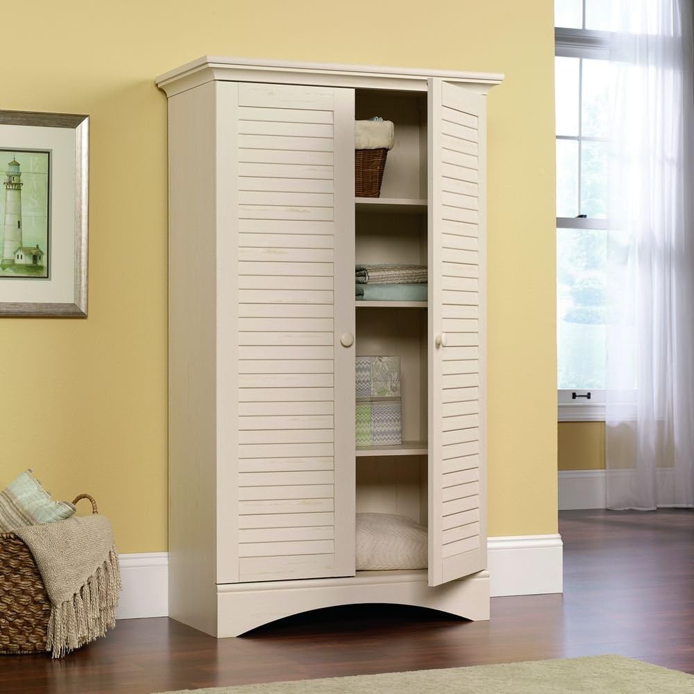 Amazon Com Premium Tall Storage Cabinet And Solutions Sauder