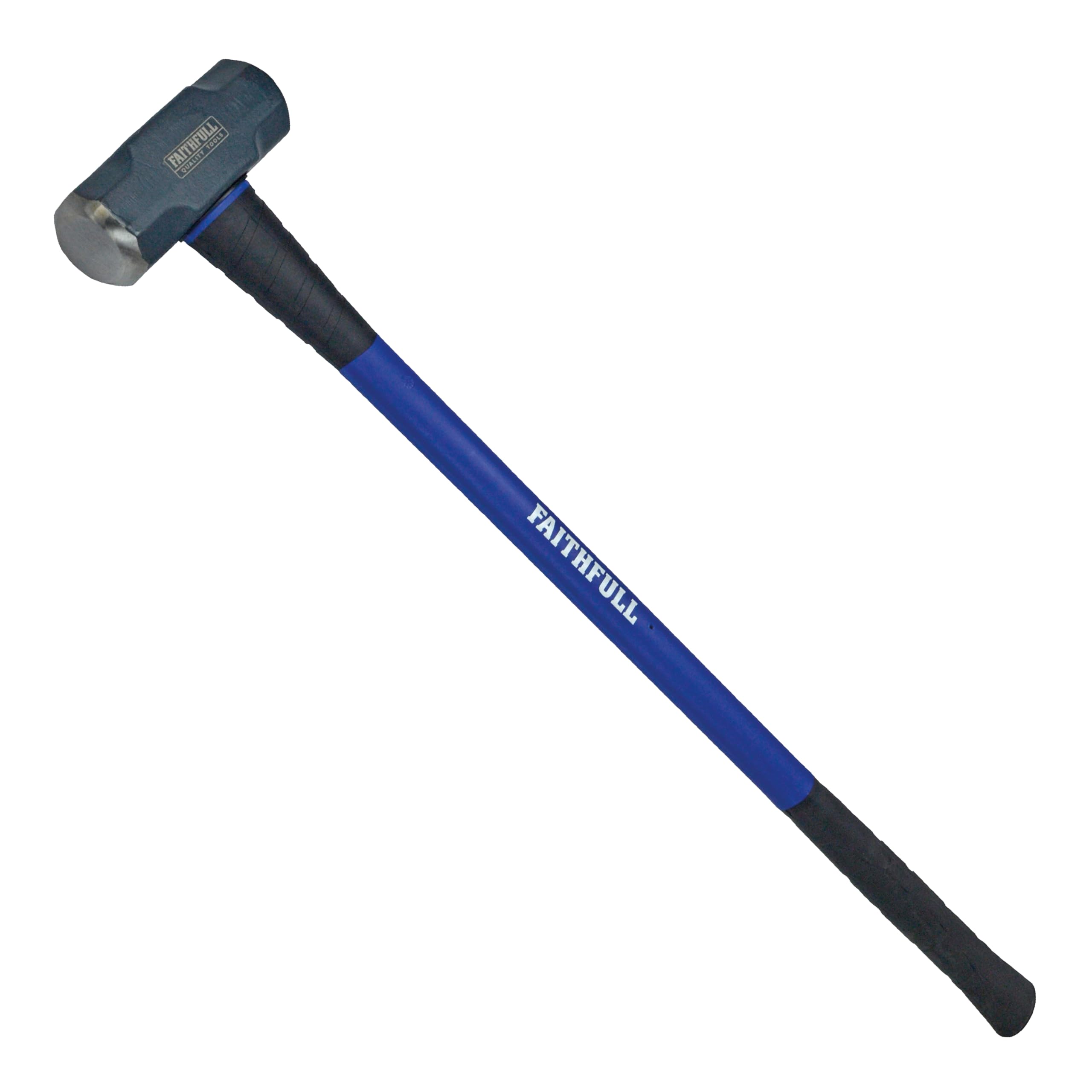 Faithfull FAIFG14 14 lb Fibreglass Sledge Hammer 6.35 kg (14 lb) Non Slip Handle, blue / black