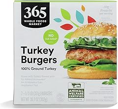 365 by Whole Foods Market Plain Turkey Burgers, 10.67 OZ