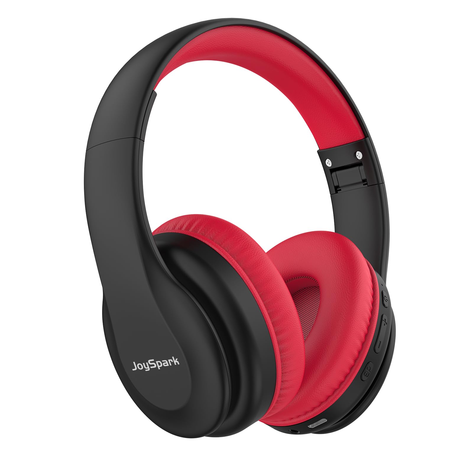 JoySpark Kids Bluetooth Headphones, Lightweight Wireless Headphones for Kids, 85/94dB Volume Limited, 60 Hours Playtime, Bluetooth 5.3, Over-Ear Toddler Headsets with Built-in Mic-Black