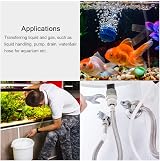 sourcing map Silicone Tubing 4mm ID x 6mm OD, 2m Clear Rubber Air Hose Water view 4