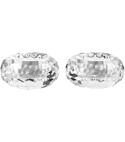 Amazon.com: SWAROVSKI Shimmer Tea Light Holder, Candle Holder with