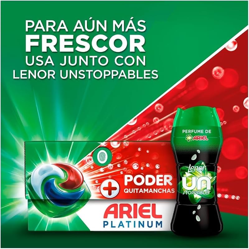 PODs Platinum, Detergente Líquido En Cápsulas + Poder Quitamanchas Cápsulas, 35 Lavados
