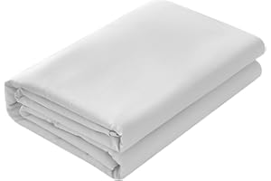 Basic Choice Flat Sheet, Breathable, Extra Soft Microfiber Bedding Top Sheet, Standard 100 by Oeko-Tex - Silver, Twin