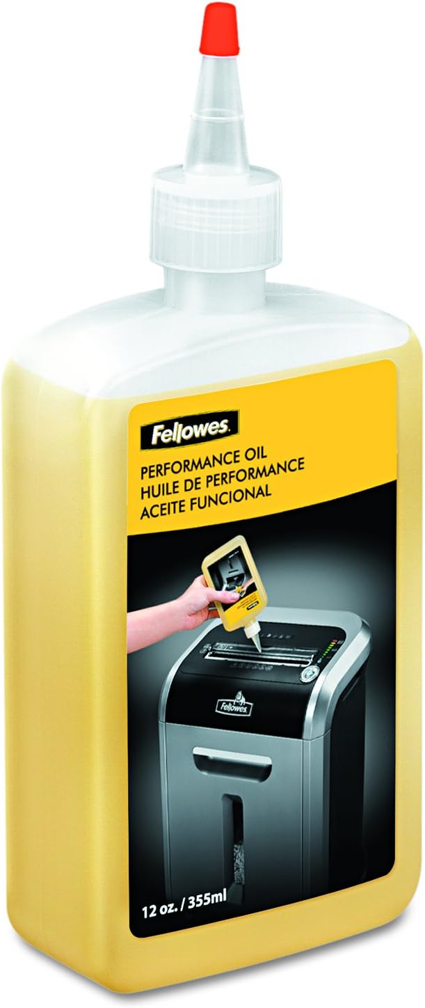 Fellowes 35250 Powershred Performance Oil, 12 oz. Bottle w/Extension Nozzle : Paper Cutting And Measuring Equipment : Electronics
