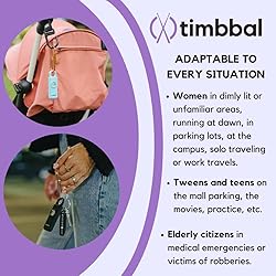 timbbal® Personal Safety Alarm - 130dB Loud Siren