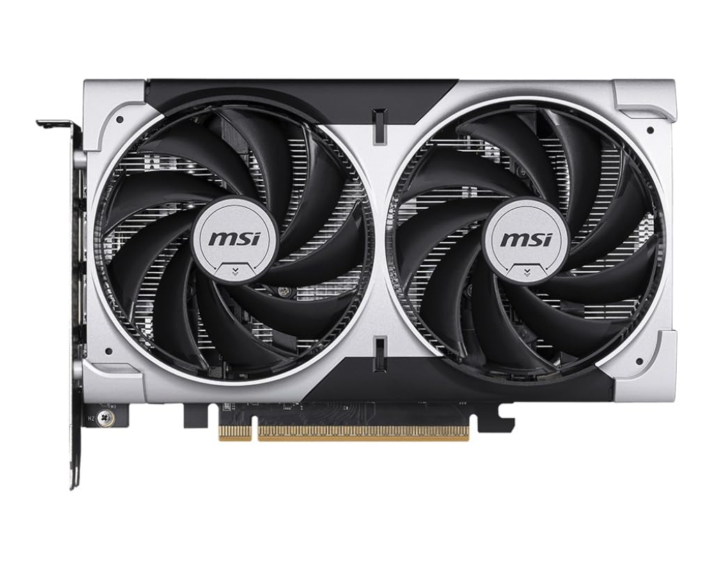 Msi Geforce Rtx 5050 Gaming Graphics Card Showing Dual Torx Fan 5.0 Cooling System