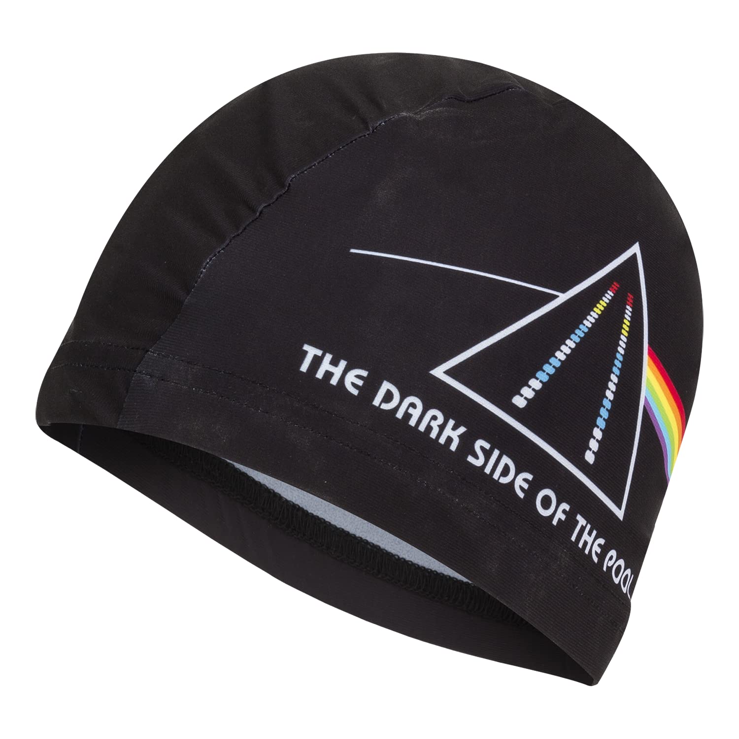 THE DARK SIDE OF THE POOL Fabric Swimming Cap | Swim Cap | Pool Cap | Great comfort and fit | Art and Swimming