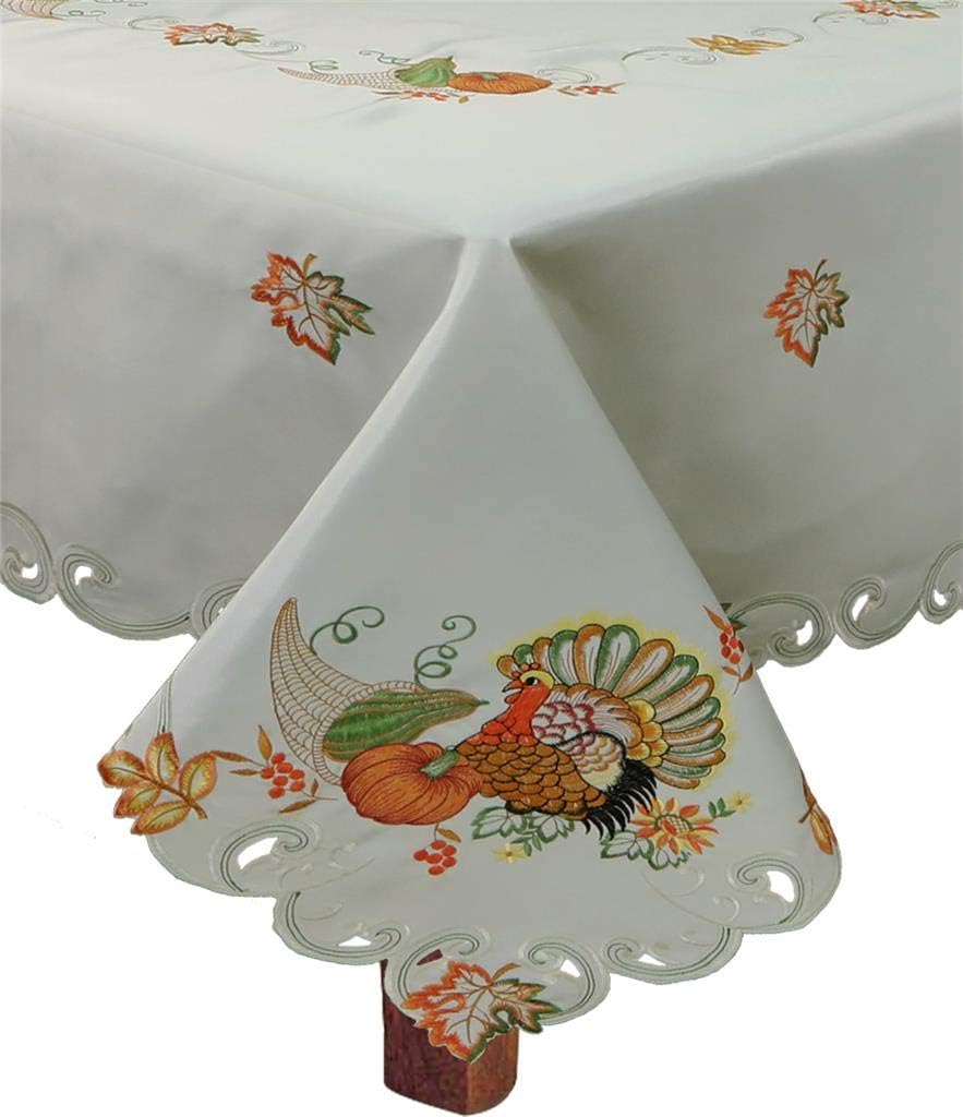 Creative Linens Fall Harvest Thanksgiving Tablecloth