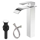 RUITHOE Chrome Bathroom Vessel Sink