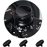 Soft Shutter Release Button(3 Pack Black), High-end Pure Copper Camera Shutter Button