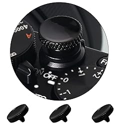 Soft Shutter Release Button(3 Pack Black), High-end