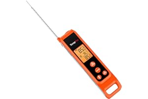 TempPro TP420 2-in-1 Instant Read Thermometer for Cooking, Infrared Thermometer Cooking Thermometer, Non-Contact Laser Meat T