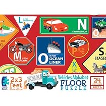 Ceaco Vehicles-24 pieces Floor Puzzle