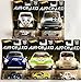 Hot Wheels Car Culture Air-Cooled Set Of 5 (Custom Volkswagen Beetle,69' Volkswagen Fastback,Porsche 356A Outlaw,Volkswagen SP2, 60's Fiat 500D) 2017