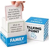 200 Family Conversation Cards for Kids, Teens &amp; Adults - Question Card Game | Fun screen-free connection; dinner, road trip &amp; gifts. Expert-created pack; 4 categories light to deep; Talking Point Cards