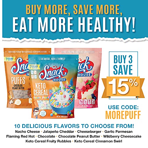 Keto Cereal by Snacks House, High Protein Low Carb Healthy Breakfast Food – Gluten & Grain Free Crunch – Paleo, Diabetic… - Image 8