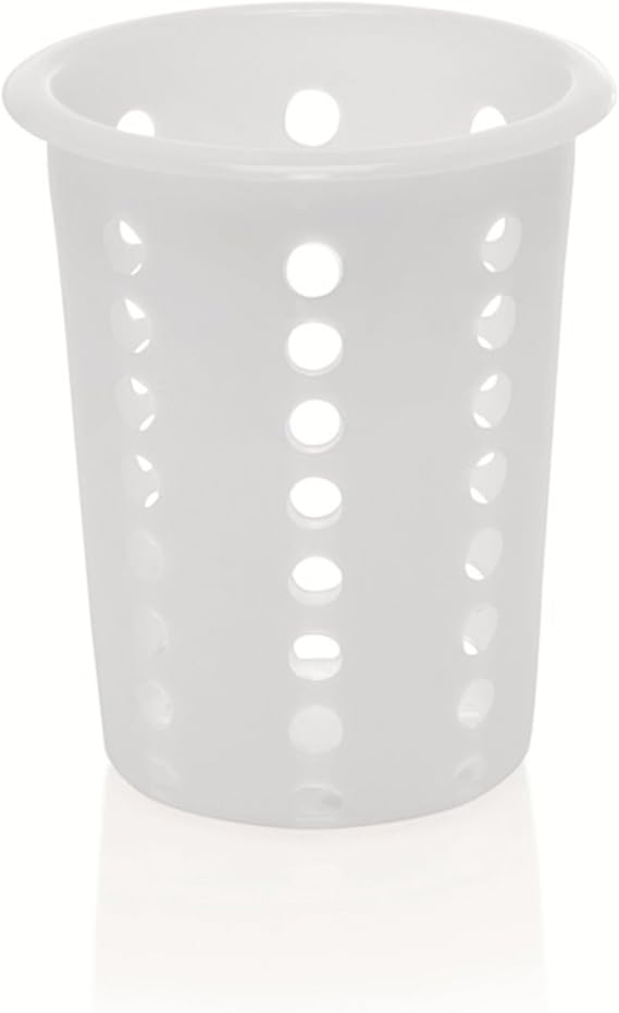 Kerafactum® Round Cutlery Basket 2Tier Dish Rack and Cutlery Small Parts Dishwasher Dishwasher