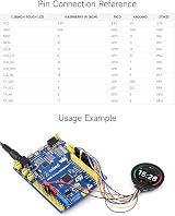 Waveshare 1.28inch LCD Display Module IPS Touch Panel 240x240 SPI I2C GC9A01 view 8
