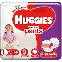 Huggies Wonder Pants, Large Size Diapers, 64 Count