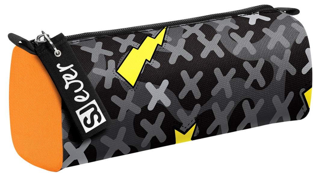 Sj Gang Sj Ever Bag, Orange, School Pen Bag
