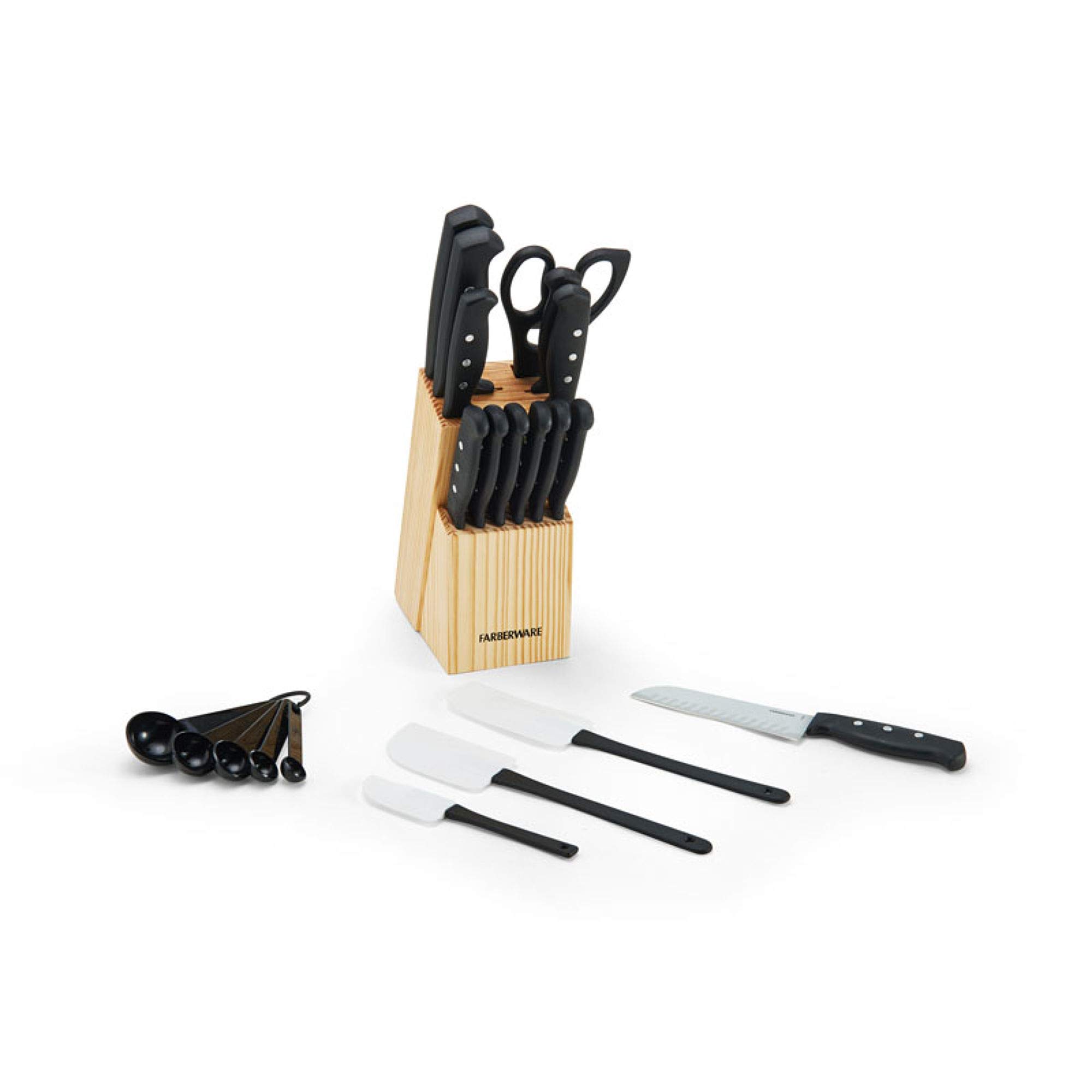 Farberware 22-piece ' Never's Sharp Triple-Rivet Knife, Tool Set