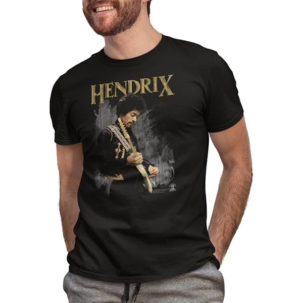 T-Shirt Jimi Hendrix Axis: Bold As Love - Homme Rock Officiel - Noir - Design Vintage Légendaire