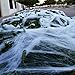 JOYIN 8.5 oz Super Stretch Spider Web (Stretch to 800 Square Feet) with 72 Pack 1.5