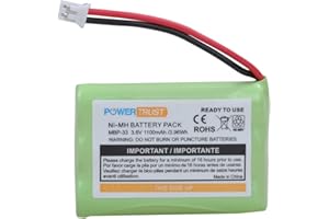 PowerTrust NI-MH Replacement Battery for Motorola MBP33 MBP36 MBP33S MBP36S MBP-33S MBP-36S MBP33BU MBP33P MBP35 MBP36PU MBP4