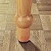 SOFTTOUCH 4723295N Heavy Duty 2 Inch Felt Furniture Pads to Protect Hardwood Floors from Scratches, Brown, 6 Count