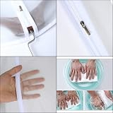 HomeClean Clear Garment Bag 60 x 153 cm Pack of 6 Breathable Dust Cover view 5