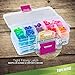 Small Plastic Organizer Boxes with 10 Adjustable Dividers 5.125