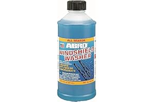 ABRO Windshield Washer Concentrate - 473ml, 2-in-1 All-Season Cleaner & Anti-Freeze, Up to -25°F (-31.5°C) Freeze Protection, Streak-Free Cleaning, Bug and Tar Removal