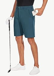 JWM Mens 9" Stretch Golf Shorts - Lightweight