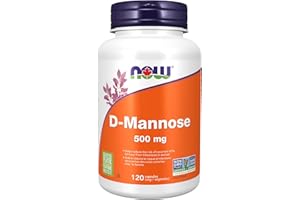 NOW D-Mannose 500mg 120vcap 120 count