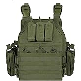 PIKEON Tactical Vest Quick Release Airsoft Vest for Man Outdoor Adjustable Breathable Vest