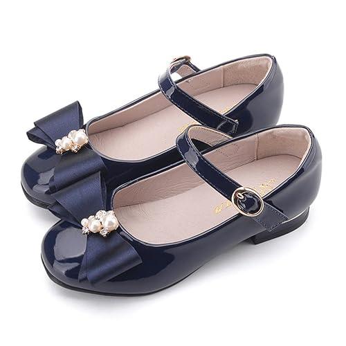 girls navy dress shoes