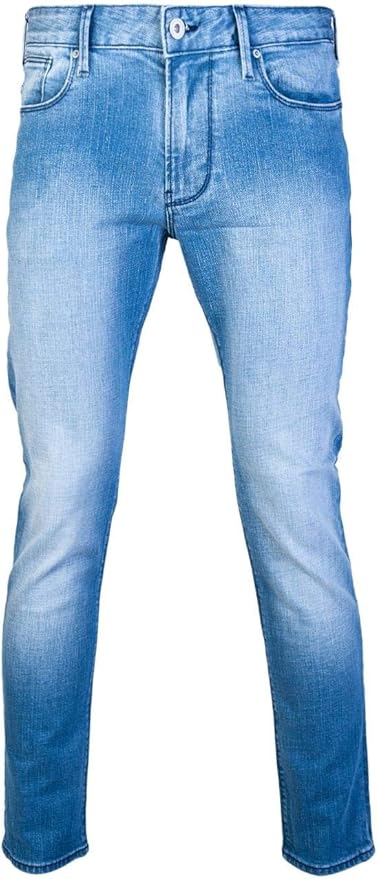 mens light blue armani jeans