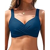Women Underwire Bikini Tops - Push Up Swim Top Only Bra Padded Bathing Suit Top 2025 Swimsuit Tops