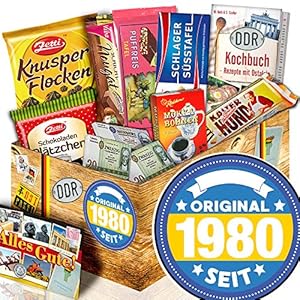 Original seit 1980 / DDR Korb Schokolade / Geschenk zum 40. Geburtstag