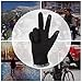 GLOUE Women's Touch Screen Gloves Texting Lined Cashmere Thick Gloves Warm Whether Winter Gloves Driving riding outdoor and indoor fashionable gloves (Black)