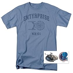 Popfunk Star Trek Enterprise Distressed Retro T