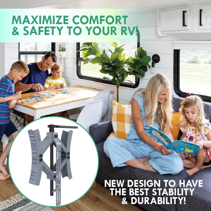 LATCH.IT RV Wheel Chocks 2Pack X Chocks Wheel Stabilizer for Travel