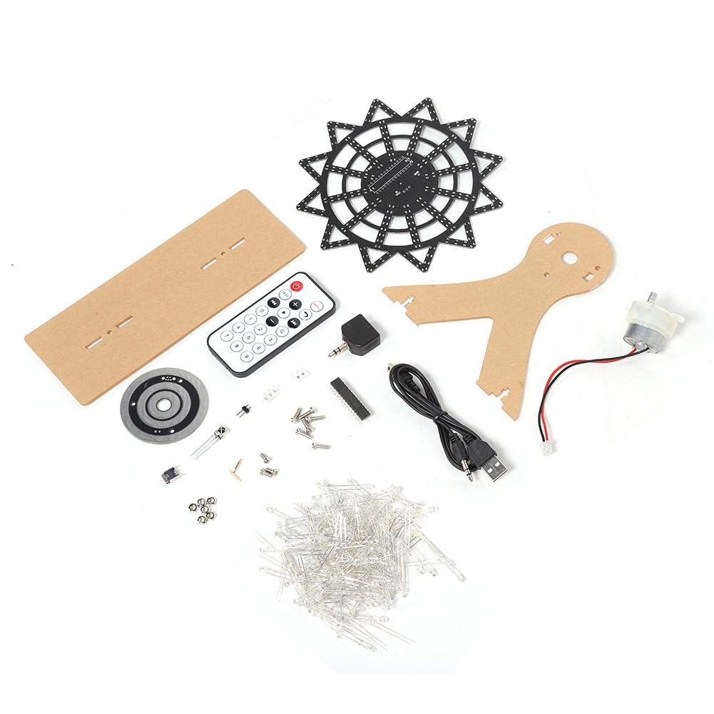 DIY Ferris Wheel, Electronic Colorful LED Flash Ferris Wheel DIY Kit Idea Gift