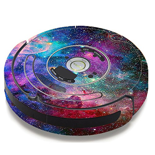 Skin Decal Vinyl Wrap For Irobot Roomba 650 655 Vacuum / Colorful Space Gasses